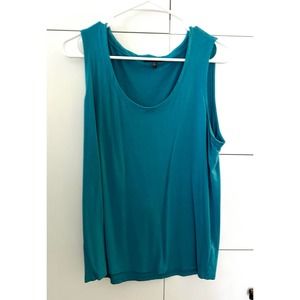 Eileen Fisher Turquoise Blue Tank Top